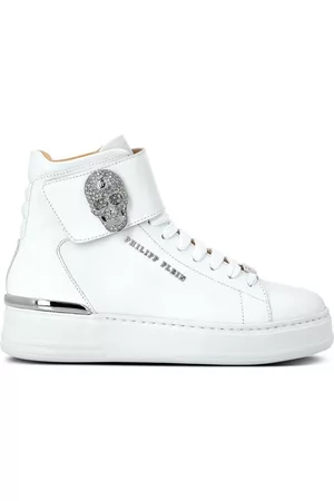 Philipp Plein Crystal-skull high-top sneakers