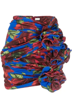 MAGDA BUTRYM High-waisted graphic-print skirt