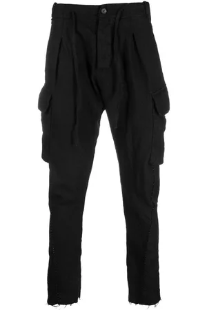 MASNADA Drawstring tapered trousers