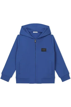 Dolce & Gabbana Logo-tag zip-up hoodie