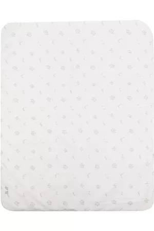 Tartine Et Chocolat Sketch-print cotton blanket