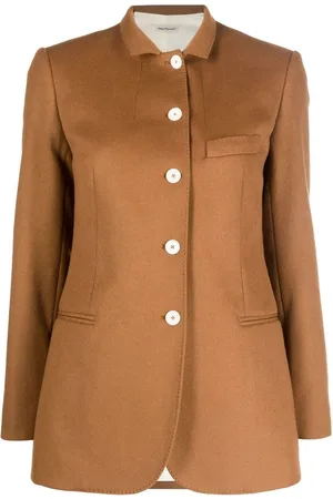 There Was One Single-breasted wool-blend blazer