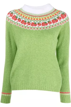 MACKINTOSH KELSI Fair Isle knit jumper