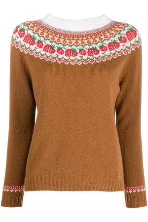 MACKINTOSH KELSI Fair Isle knit jumper