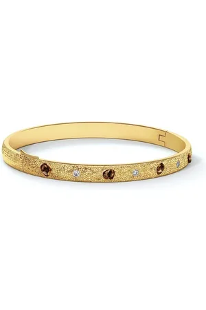 The Alkemistry 18ct Yellow Gold and Pave Diamond Love Letter Initial Bracelet S
