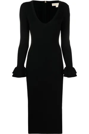 Michael Kors V-neck knitted dress