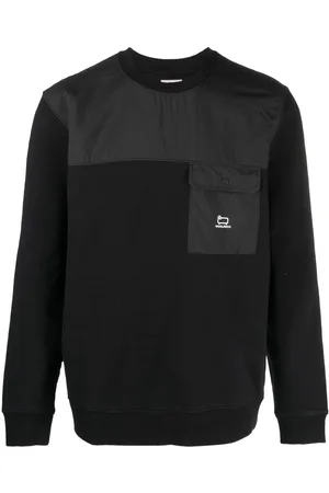 Woolrich Panelled organic-cotton sweatshirt