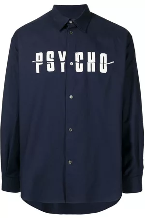 UNDERCOVER Psycho-print long-sleeved shirt