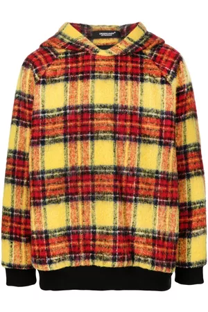 UNDERCOVER Plaid-check print hoodie