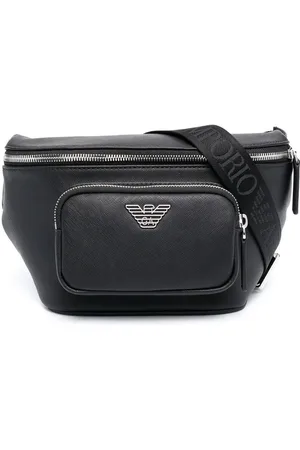 Emporio Armani Leather logo-plaque bag