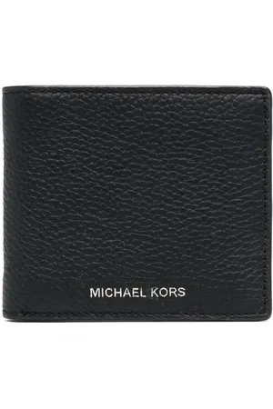 Michael Kors Grained-leather bi-fold wallet