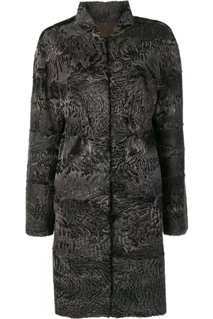 LISKA Beatrice fur trimmed coat