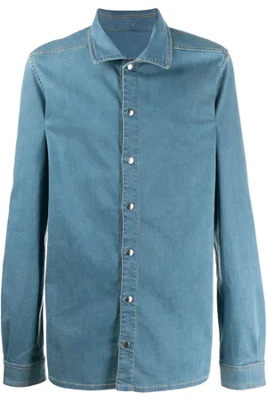 Rick Owens Snap button denim shirt