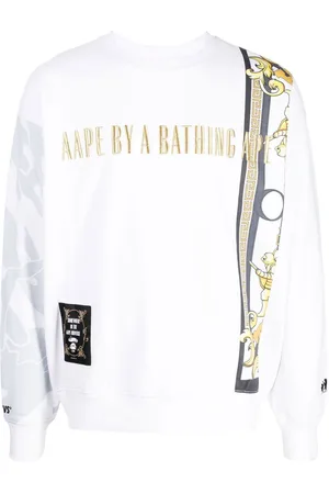 A Bathing Ape Graphic embroidered-logo sweatshirt