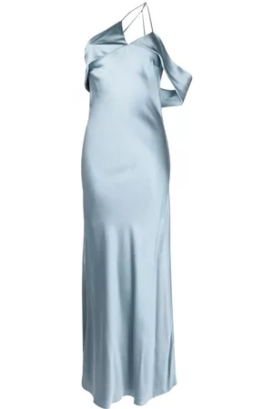 Michelle Mason Bias-cut one-shoulder gown