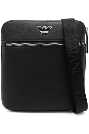 Emporio Armani Small faux-leather messenger bag