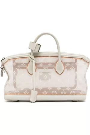 Louis Vuitton 2012 Pre-owned Lockit East West Top-Handle Bag - White