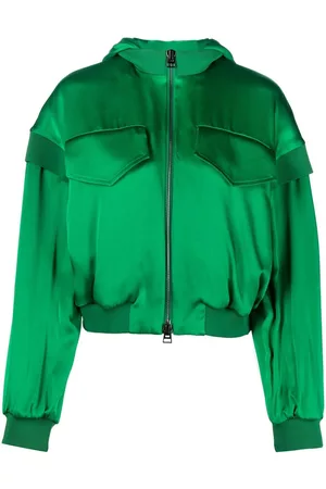 Tom Ford Hooded cropped silk jacket