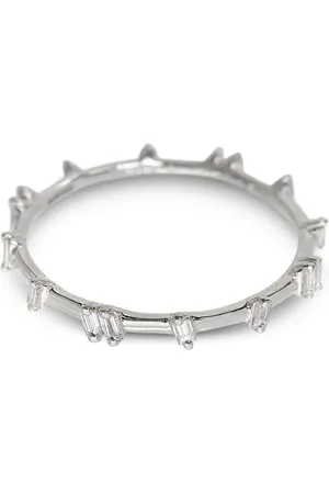 Suzanne Kalan 18kt white gold Eternity diamond ring