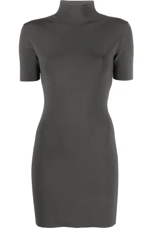 There Was One Open-back knitted minidress
