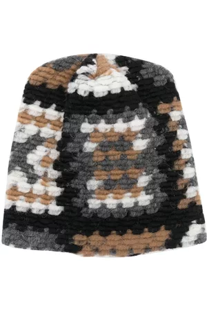 DOUUOD KIDS Crochet-knit wool-blend beanie