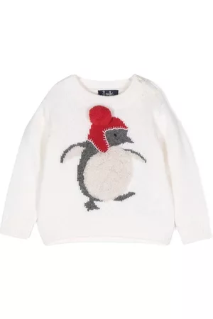 Il gufo Patch-detail crew neck jumper