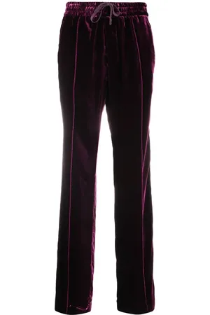 Tom Ford Straight-leg velvet track pants