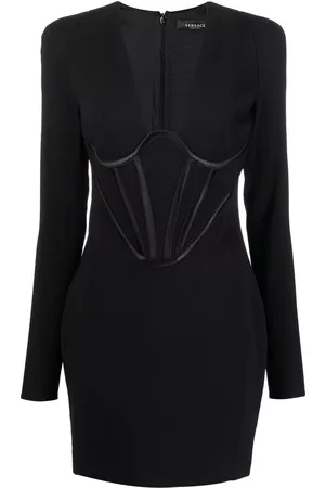 VERSACE Corset-style minidress
