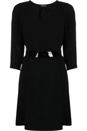 Emporio Armani Round-neck long-sleeve dress
