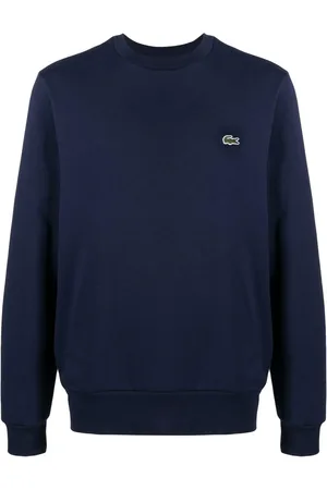 Lacoste Classic logo-patch cotton sweatshirt