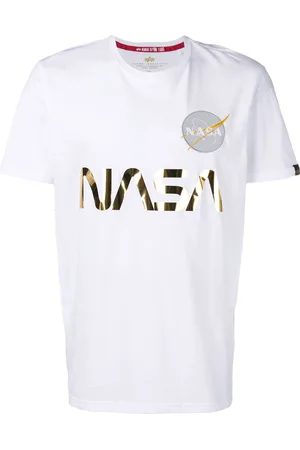 Alpha Industries Men Short Sleeve - NASA reflective T-shirt