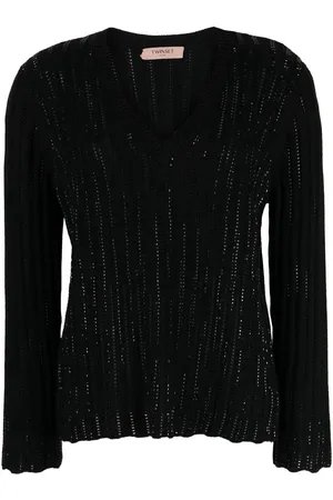Twin-Set V-neck knitted jumper