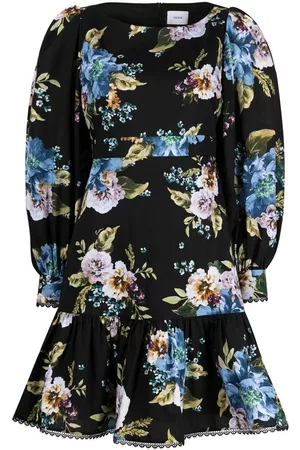 Erdem Rydal floral-print poplin dress