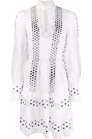 TEMPERLEY LONDON Robin long-sleeve mini dress