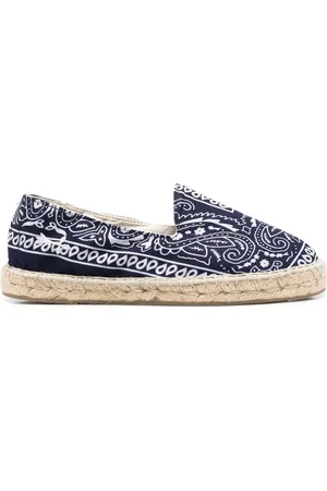 MANEBI Bandana-print espadrilles