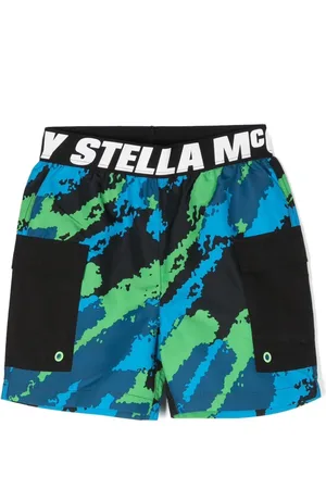 Stella McCartney Abstract-print swim shorts