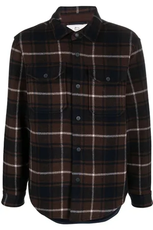 Woolrich Plaid-check shirt jacket