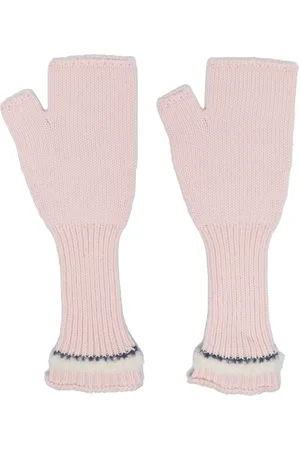 Barrie Fingerless knit gloves