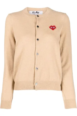 Comme des Garçons Logo-patch cardigan