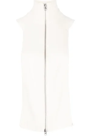 VERONICA BEARD High-neck cashmere knitted top