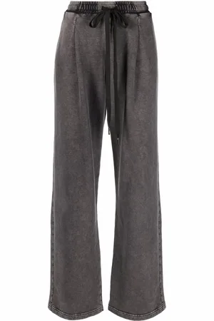 R13 Drawstring-waist trousers