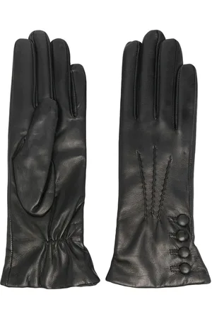 Dents Evelyn cashmere-lined leather gloves