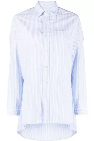 R13 Stripe long-sleeve dress