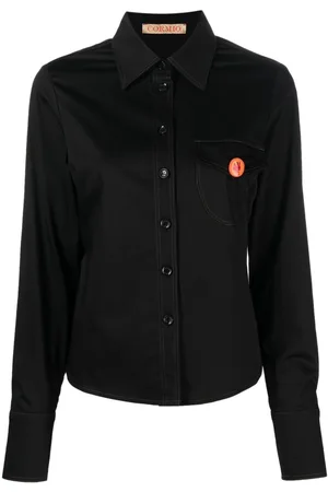 CORMIO Katy pin-badge shirt