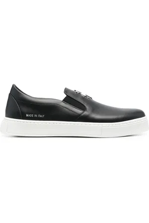 Philipp Plein Logo-plaque slip-on sneakers
