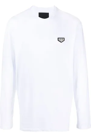 Philipp Plein Logo print long-sleeve top