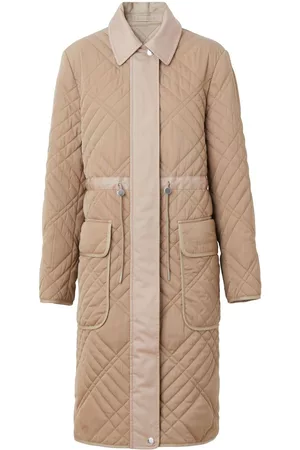 Burberry Women Coats - Exploded Check quilted coat