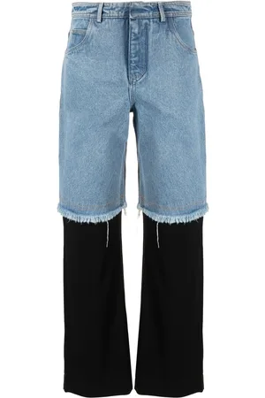 CHRISTOPHER ESBER Deconstruct straight-leg jeans