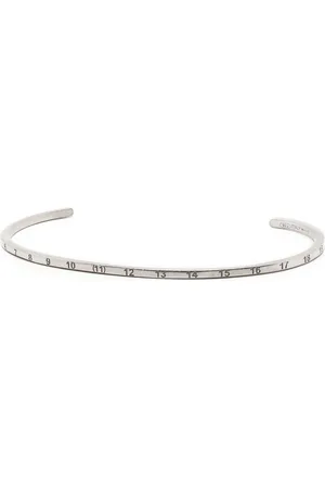 Maison Margiela Numerical engraved cuff bracelet
