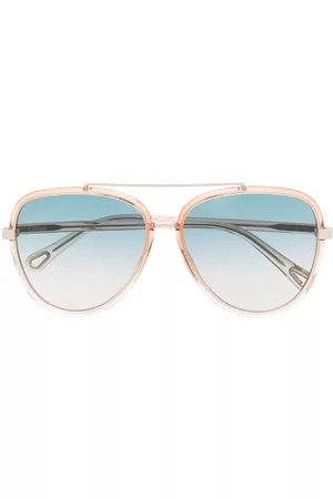 Chloé Pilot-frame tinted sunglasses
